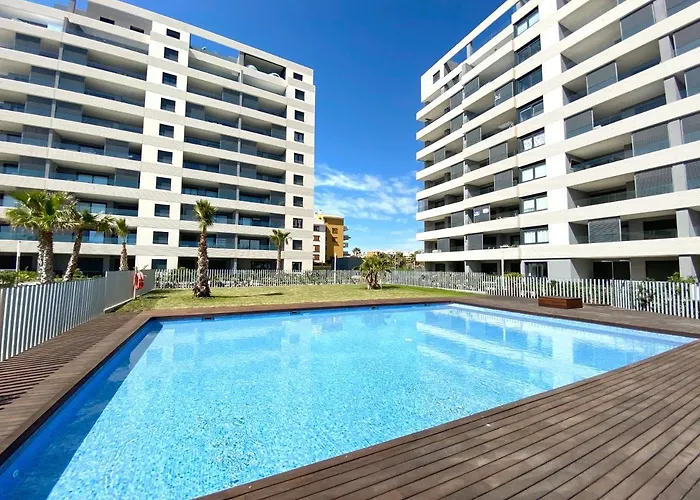 アパート Panorama Mar - Primera Linea - Lujo トレビエハ